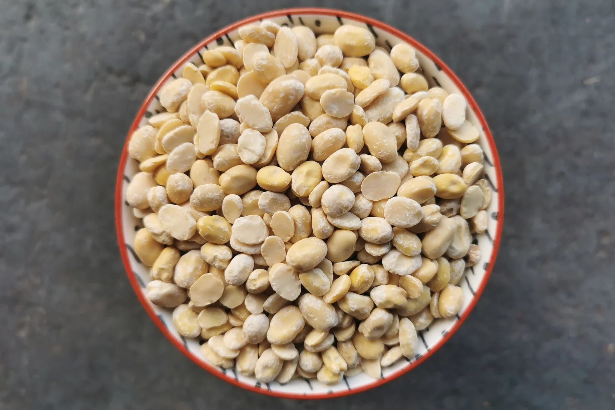 split fava beans